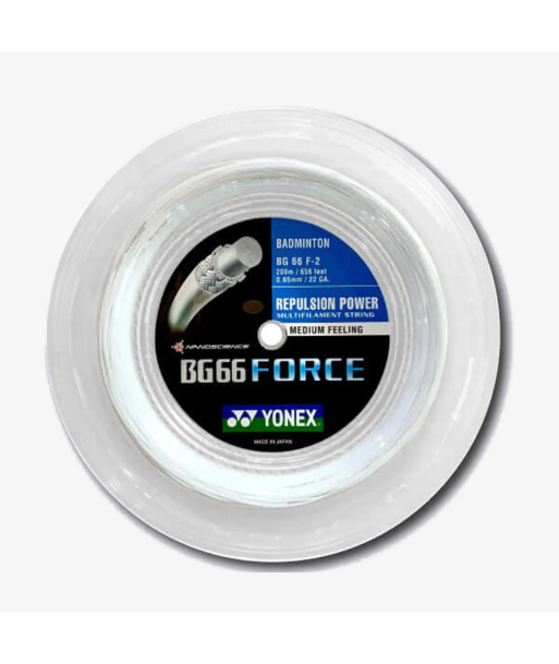 Yonex BG 66 Force 200m Badminton String (White) pour bénéficier 