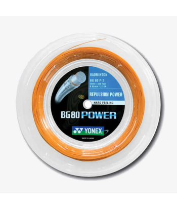 Yonex BG 80 Power 200m String (Bright Orange) En savoir plus