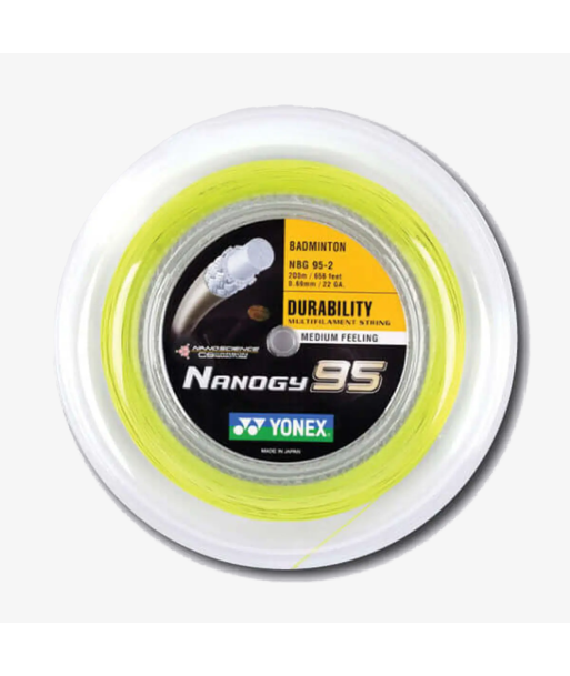 Yonex Nanogy 95 200m Badminton String (Flash Yellow) 2023