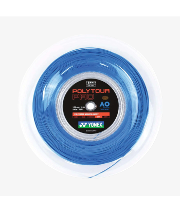 Yonex Polytour Pro 130 / 16 200m Tennis String Reel (Blue) l'évolution des habitudes 