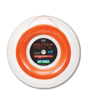 Yonex Polytour Rev 130 / 16 200m Tennis String Reel (Bright Orange) Toutes les collections ici