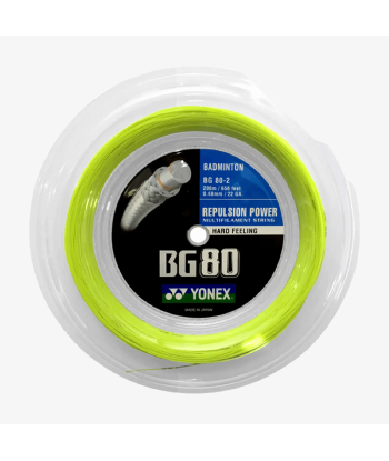 Yonex BG 80 200m Badminton String (Yellow) 50-70% off 