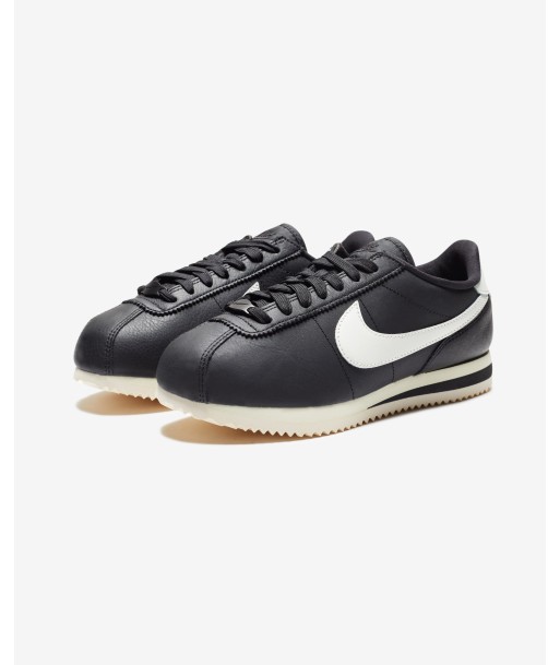 NIKE WOMEN'S CORTEZ 23 PREMIUM - BLACK/ SAIL/ ALABASTER de l' environnement